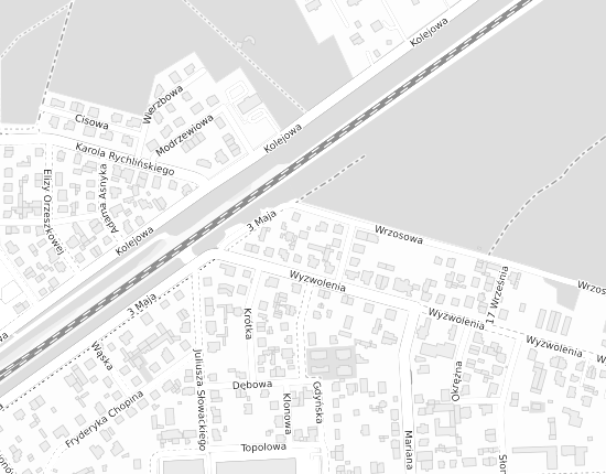 Mapa z adresem organizacji