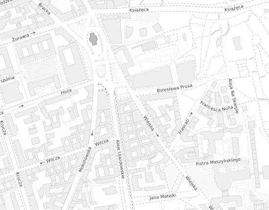 Mapa z adresem organizacji