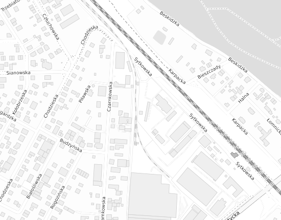Mapa z adresem organizacji