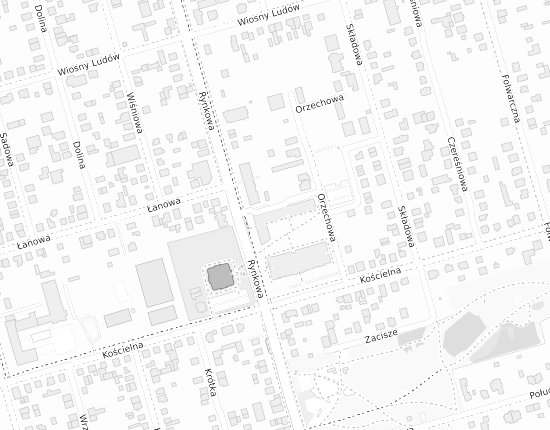 Mapa z adresem organizacji