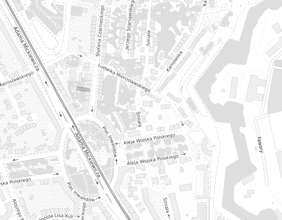 Mapa z adresem organizacji