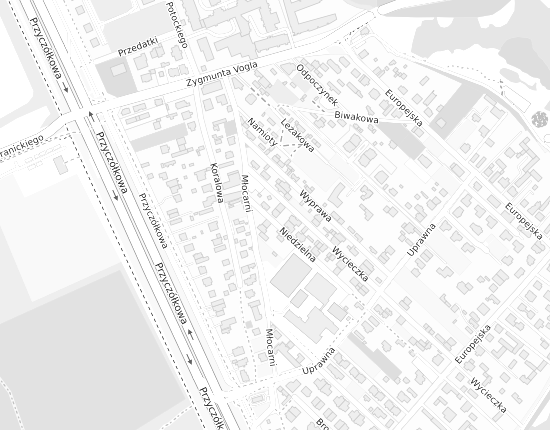 Mapa z adresem organizacji