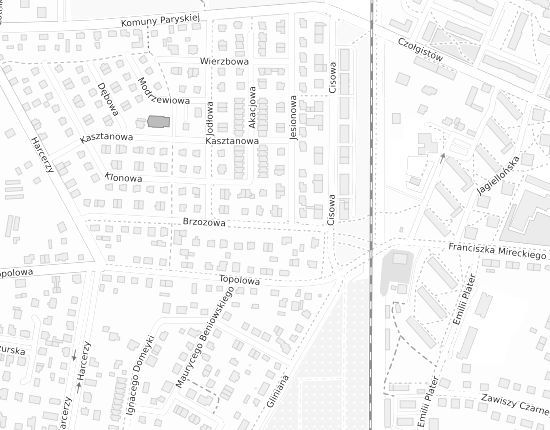 Mapa z adresem organizacji