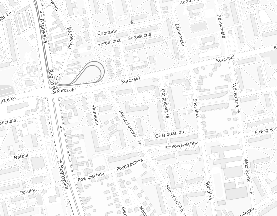 Mapa z adresem organizacji