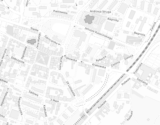 Mapa z adresem organizacji