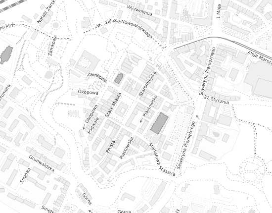 Mapa z adresem organizacji