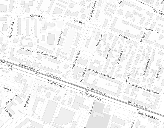 Mapa z adresem organizacji