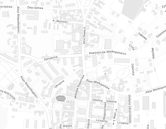 Mapa z adresem organizacji