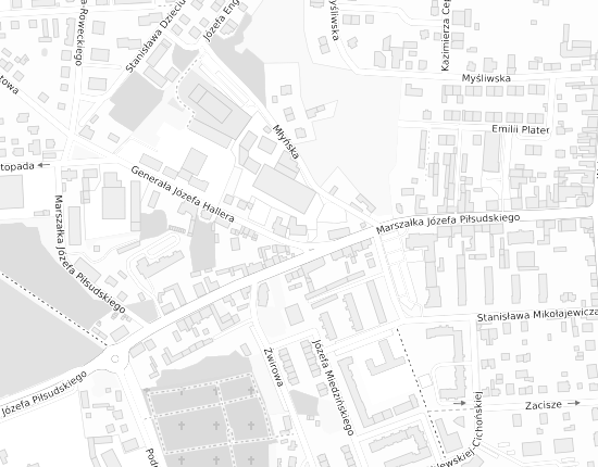 Mapa z adresem organizacji