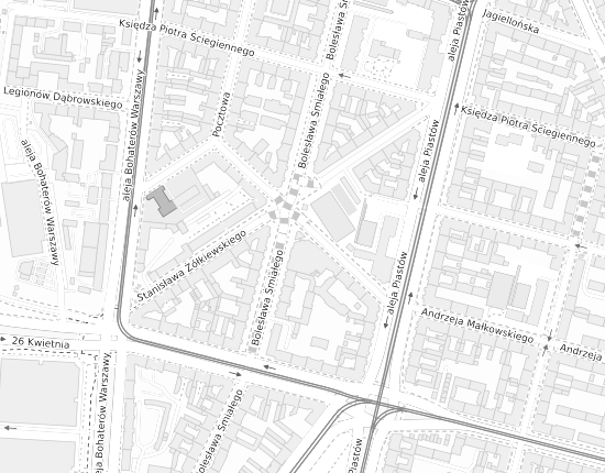 Mapa z adresem organizacji