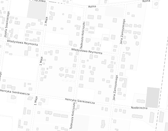 Mapa z adresem organizacji