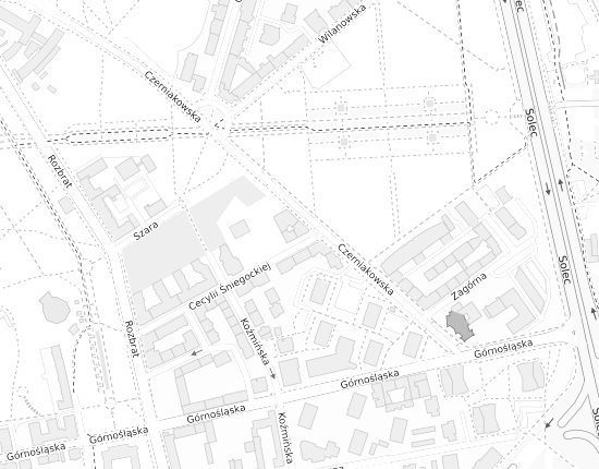 Mapa z adresem organizacji