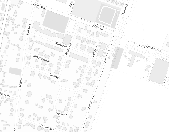 Mapa z adresem organizacji