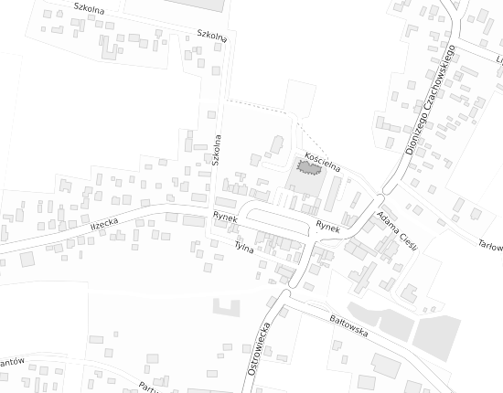 Mapa z adresem organizacji