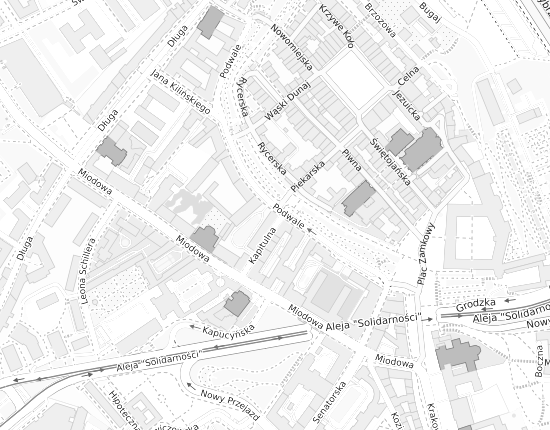 Mapa z adresem organizacji