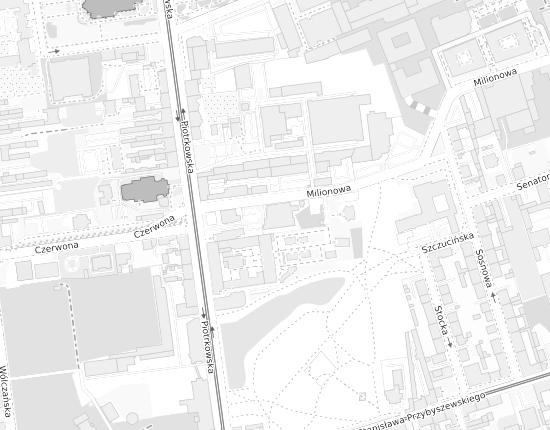 Mapa z adresem organizacji