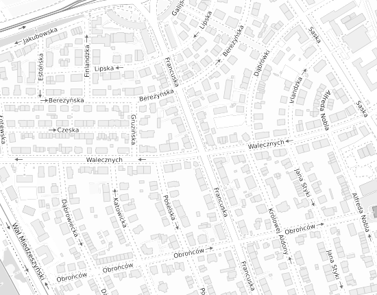 Mapa z adresem organizacji