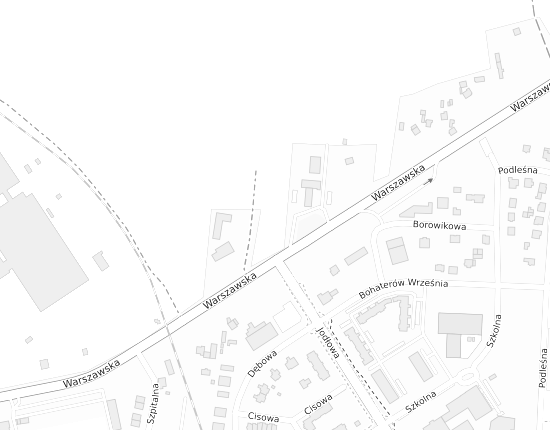 Mapa z adresem organizacji
