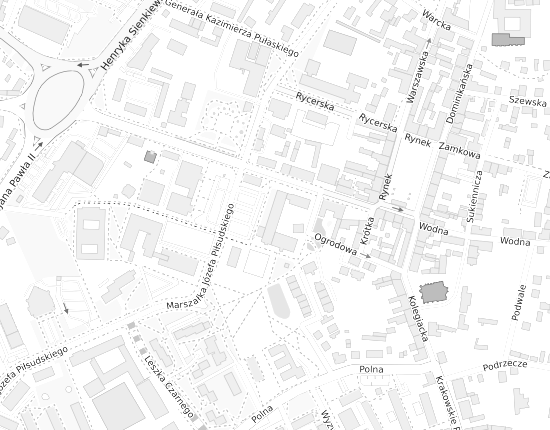 Mapa z adresem organizacji