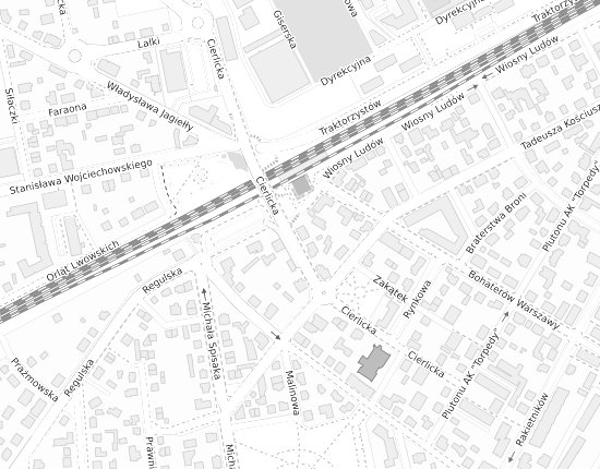 Mapa z adresem organizacji