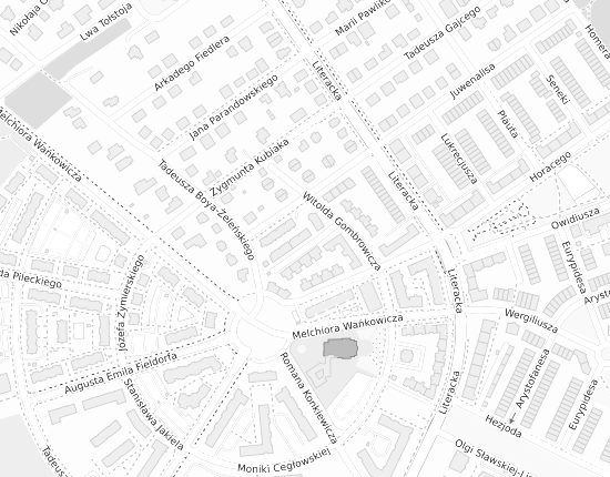 Mapa z adresem organizacji