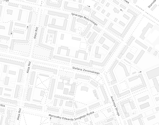Mapa z adresem organizacji