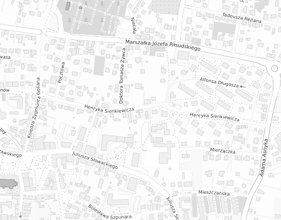 Mapa z adresem organizacji