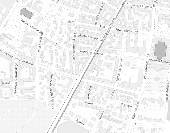 Mapa z adresem organizacji