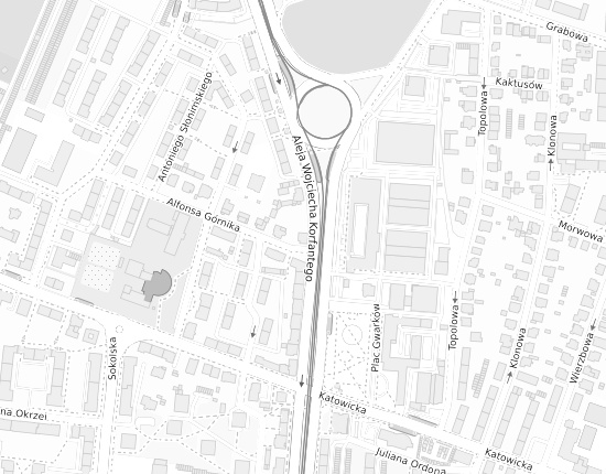 Mapa z adresem organizacji