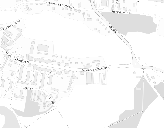 Mapa z adresem organizacji