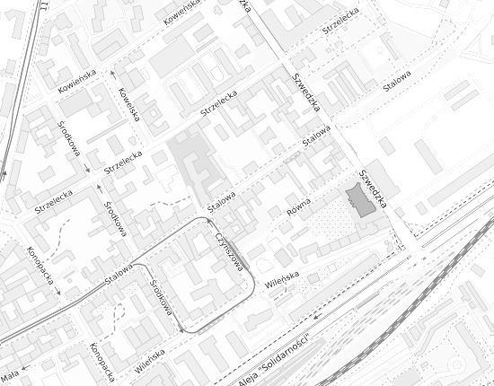 Mapa z adresem organizacji