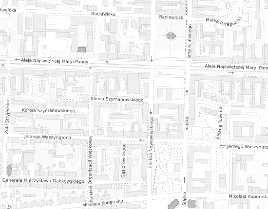 Mapa z adresem organizacji