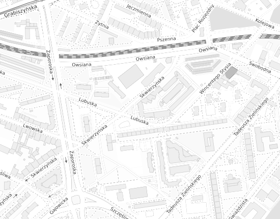 Mapa z adresem organizacji