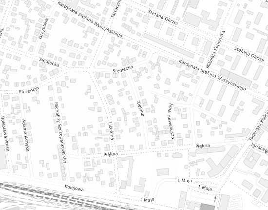 Mapa z adresem organizacji