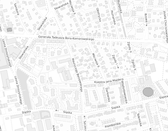 Mapa z adresem organizacji