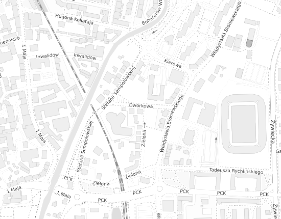 Mapa z adresem organizacji