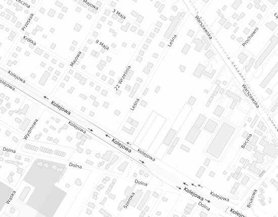 Mapa z adresem organizacji