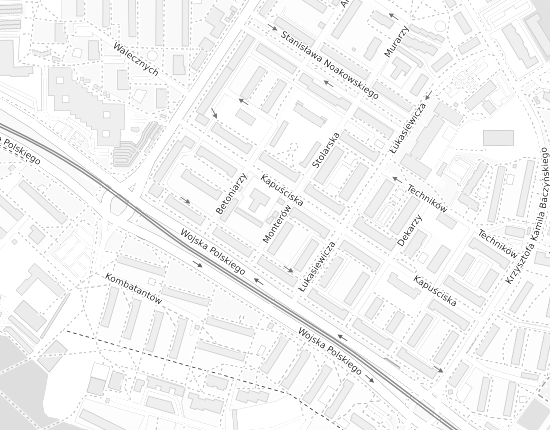 Mapa z adresem organizacji