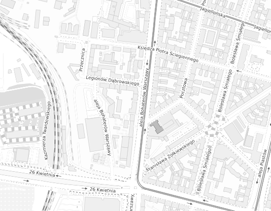 Mapa z adresem organizacji