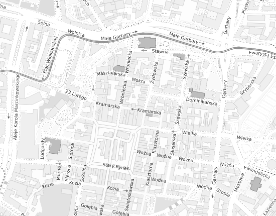 Mapa z adresem organizacji