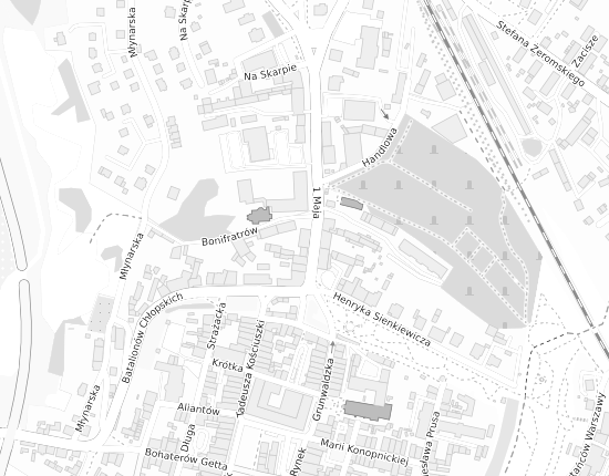 Mapa z adresem organizacji