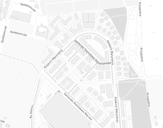 Mapa z adresem organizacji