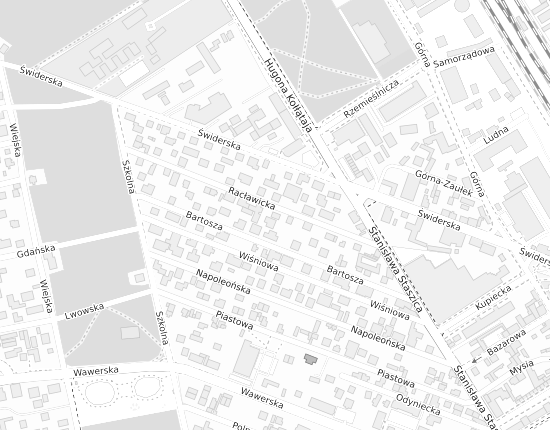 Mapa z adresem organizacji