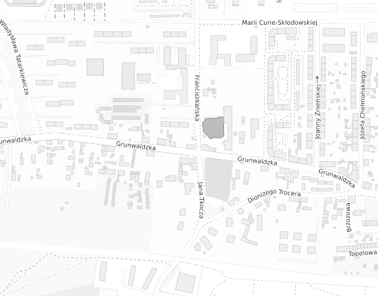 Mapa z adresem organizacji