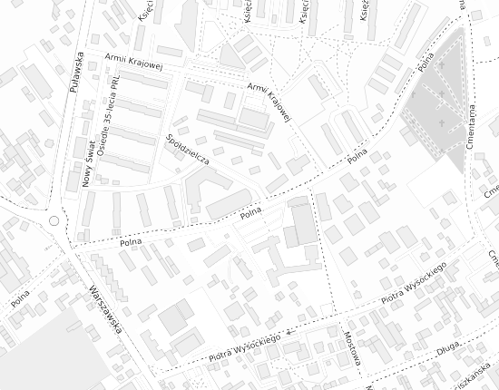 Mapa z adresem organizacji