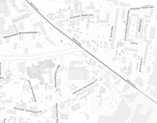 Mapa z adresem organizacji