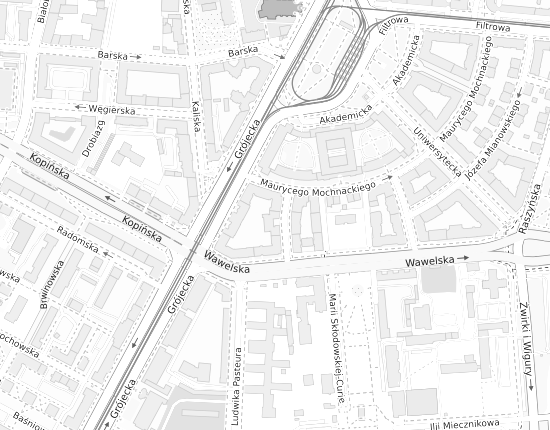 Mapa z adresem organizacji