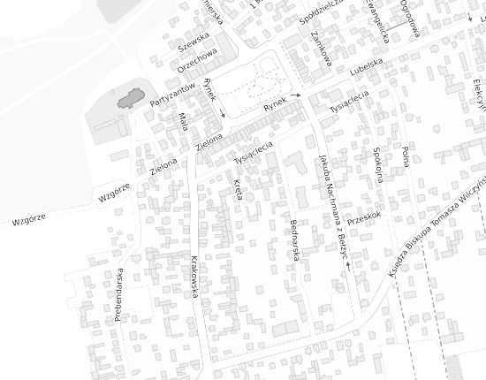 Mapa z adresem organizacji