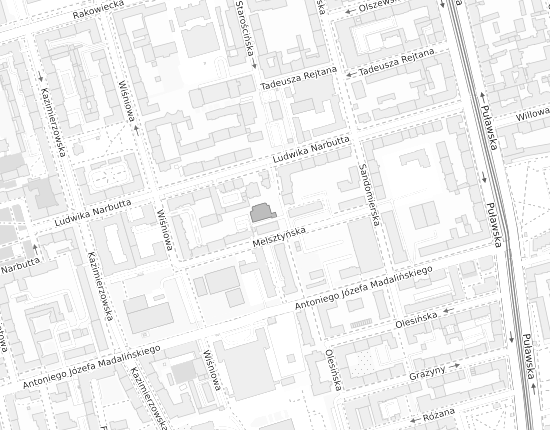 Mapa z adresem organizacji