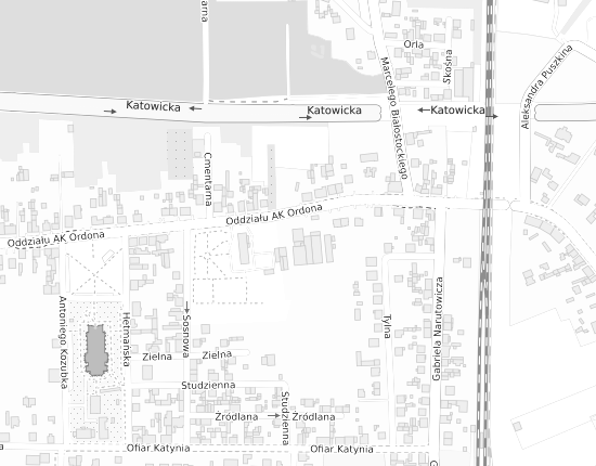 Mapa z adresem organizacji